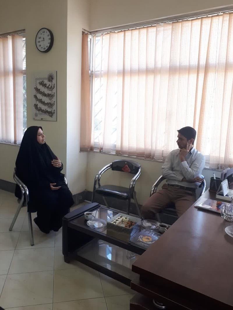 دیدار مدیر مرکز رشد کاشمر با رئیس شهرک صنعتی کاشمر