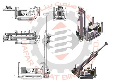 دستگاه حفاری دریل واگن اکتشافی و استخراجی